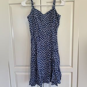 floral fit and flare dress